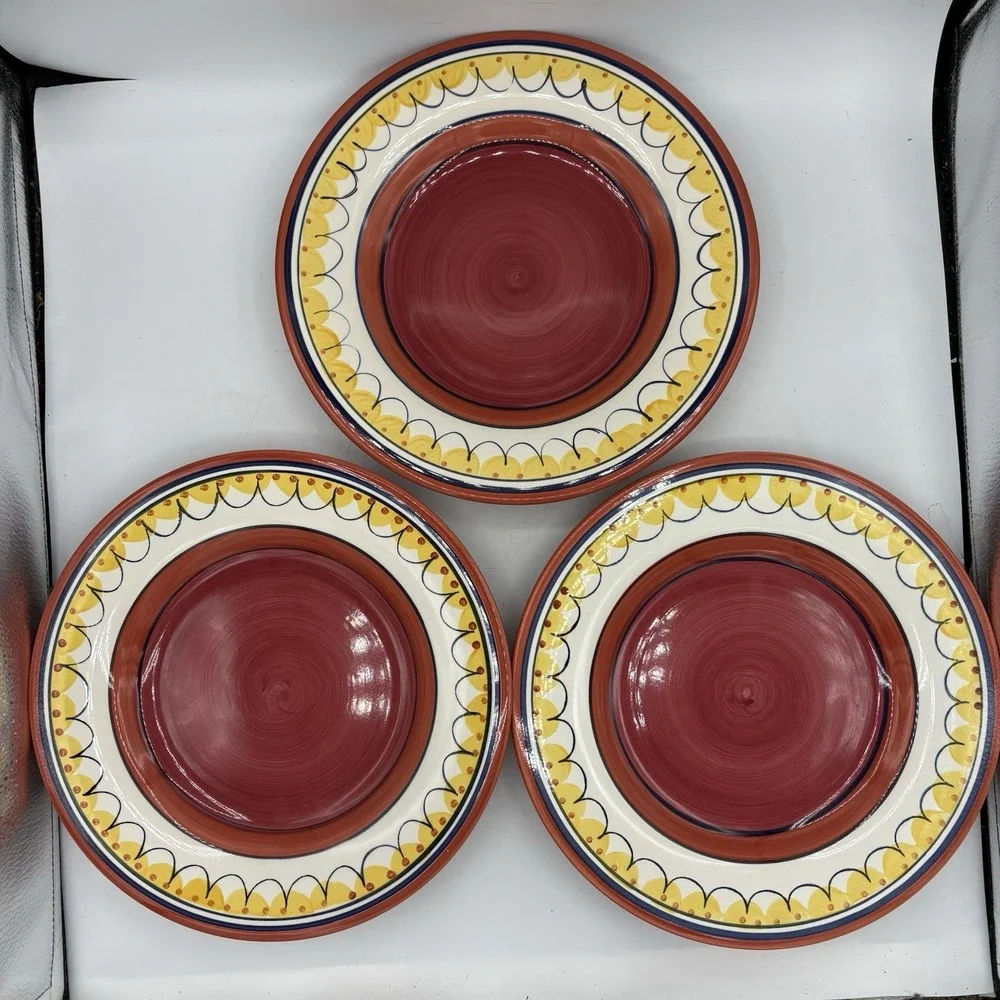 Pier 1 Dinner Plates Del Sol 10 7/8